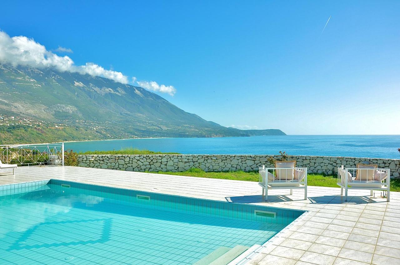 Seafront Villa Kefaloniaprivatevillas Trapezaki  Luaran gambar