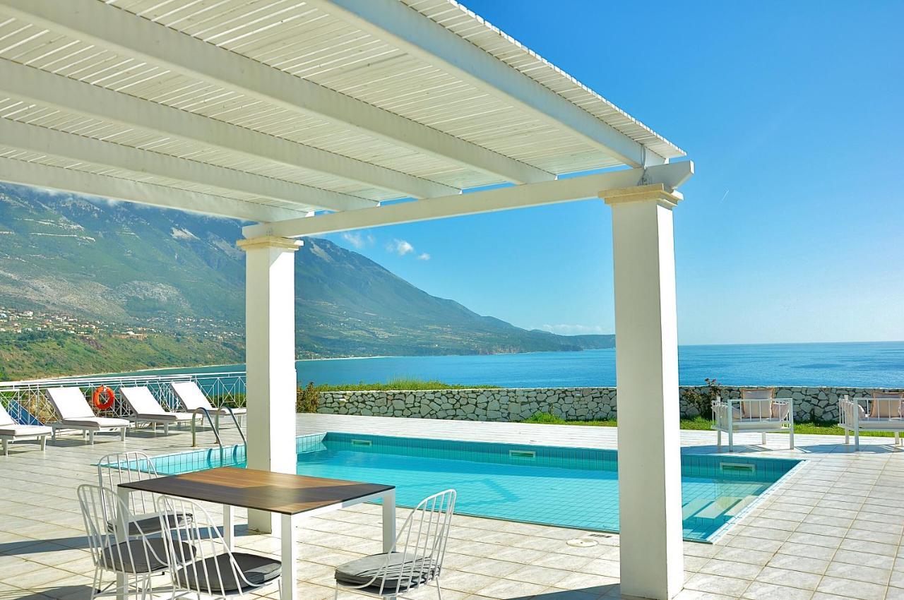 Seafront Villa Kefaloniaprivatevillas Trapezaki  Luaran gambar