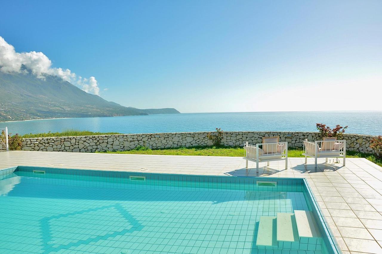 Seafront Villa Kefaloniaprivatevillas Trapezaki  Luaran gambar