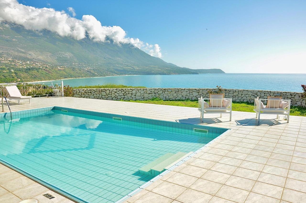 Seafront Villa Kefaloniaprivatevillas Trapezaki  Luaran gambar
