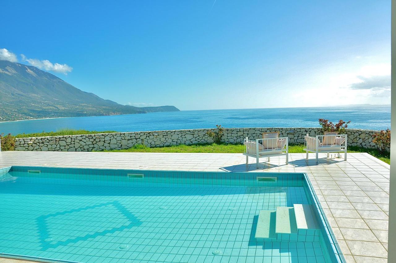 Seafront Villa Kefaloniaprivatevillas Trapezaki  Luaran gambar