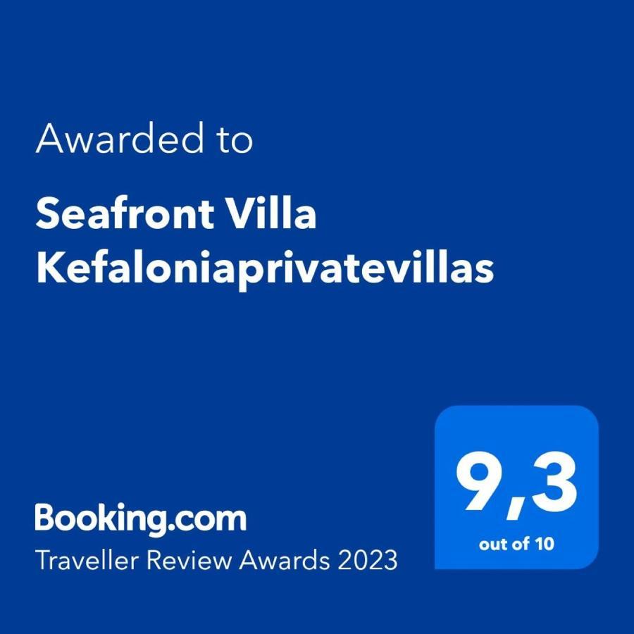 Seafront Villa Kefaloniaprivatevillas Trapezaki  Luaran gambar